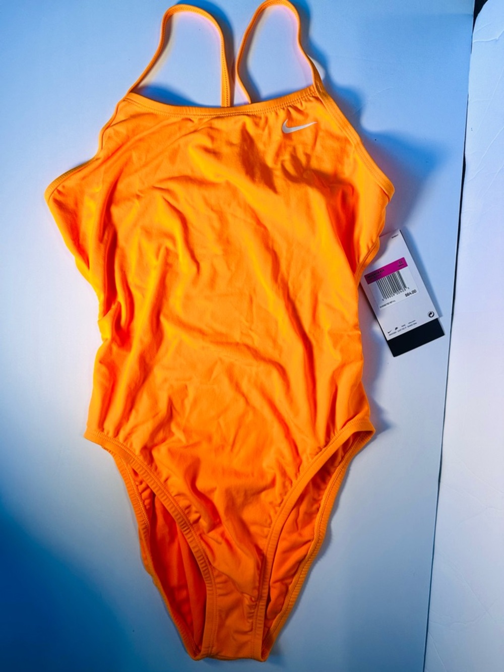 Nike Women’s Orange Hydrastrong One-Piece Size 6 Euro 32